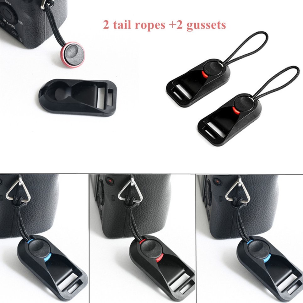 Round Shape Quick Release Connector With Base For Camera Shoulder Strap