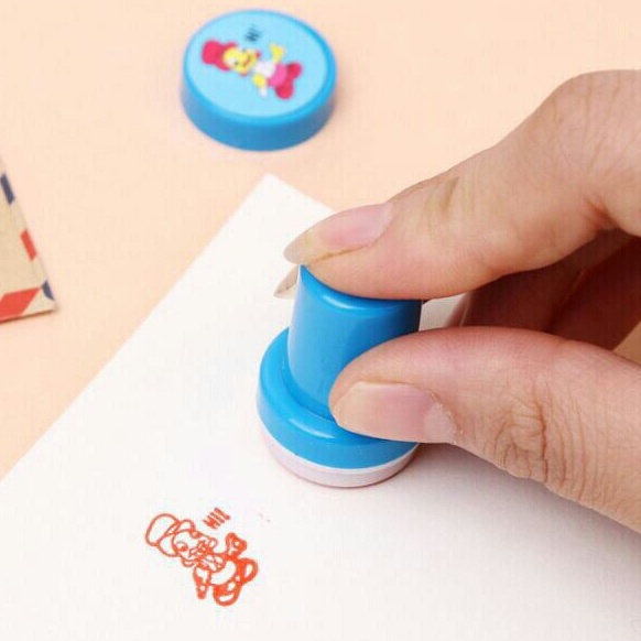Đồ chơi con dấu in hình hoa quả - con vật - elsa- peppa ngộ nghĩnh