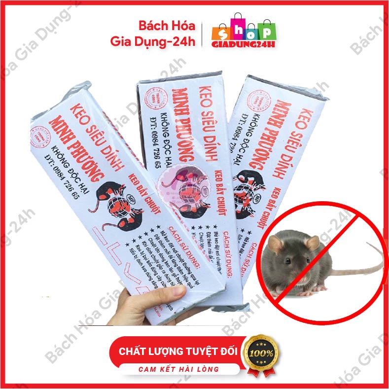 Keo dính chuột thông minh,Keo bẫy chuột siêu dính  MINH PHƯƠNG /  có thể tái sử dụng-Giadung24h