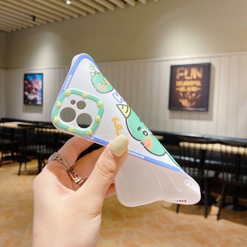 Ốp điện thoại mềm hoạt hình khủng long/ kỳ lân thích hợp cho IPHONE 13 12 11 PRO MAX 6 6S 7 8PLUS X XR XS MAX SE 2020