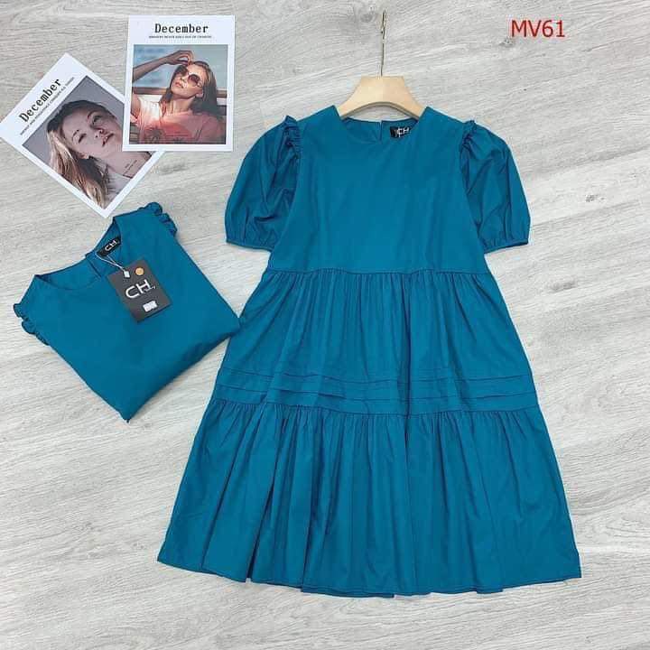 Đầm bầu xinh - váy bầu thời trang chất liệu chéo thái cao cấp, from đẹp, thoáng mát, dễ thương