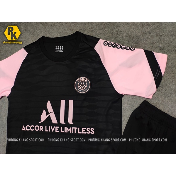 Áo bóng đá PSG đen hồng 21-22 hàng ThaiLan | BigBuy360 - bigbuy360.vn