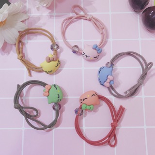 5 Cột tóc tim xinh cho bé gái