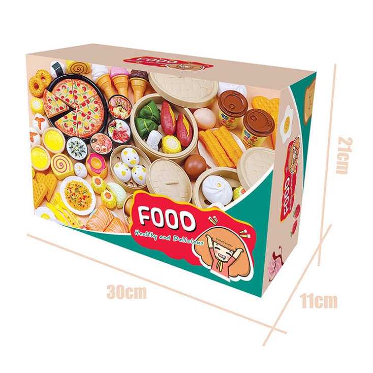 Bộ Bánh Bao 58 Chi Tiết - BX2496