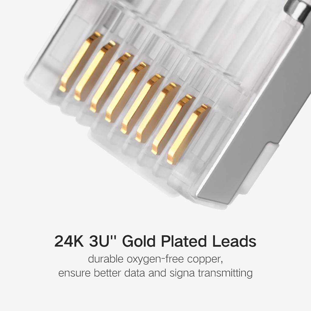 Đầu Bấm Mạng RJ45 Cat6 Cao Cấp UGREEN NW111