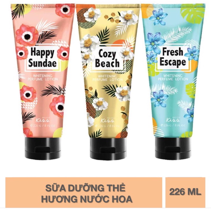 Sữa dưỡng thể trắng da hương nước hoa MALISSA Thái Lan - nhập khẩu chính hãng