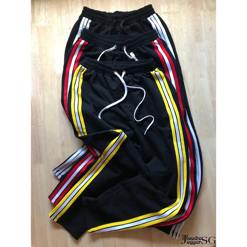 [Mã SKAMSALEP6 giảm 10% TỐI ĐA 100K đơn150K] [Size Đến 5XL] Quần thun suông 3 sọc nam nữ chất đẹp, dày dặn | BigBuy360 - bigbuy360.vn