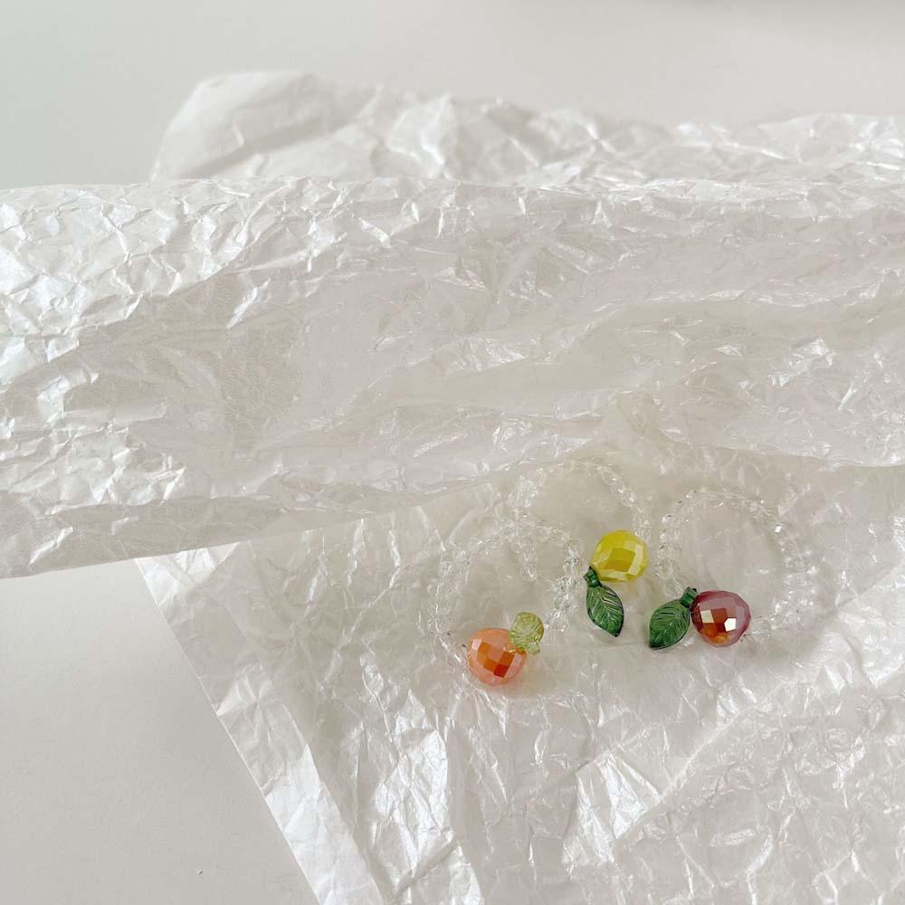 Vòng cổ Hạt Nhựa Resin Co Giãn Đơn Giản Phong Cách Hàn Quốc|Nhẫn Thiết Kế Đơn Giản Thời Trang Cao Cấp