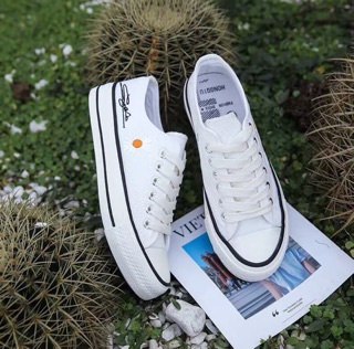Giày Đế Thấp🍁FREESHIP🍁 Giày Mũi Nhọn Thấp Cổ Hoa Cúc
