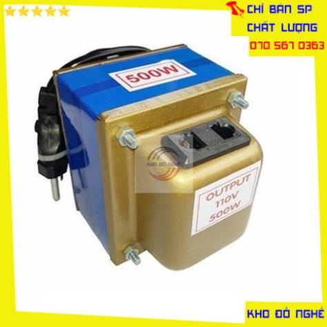 Biến áp 500W đổi nguồn 220V ra 110V 120V 100% Dây Đồng Đsg KDNTP