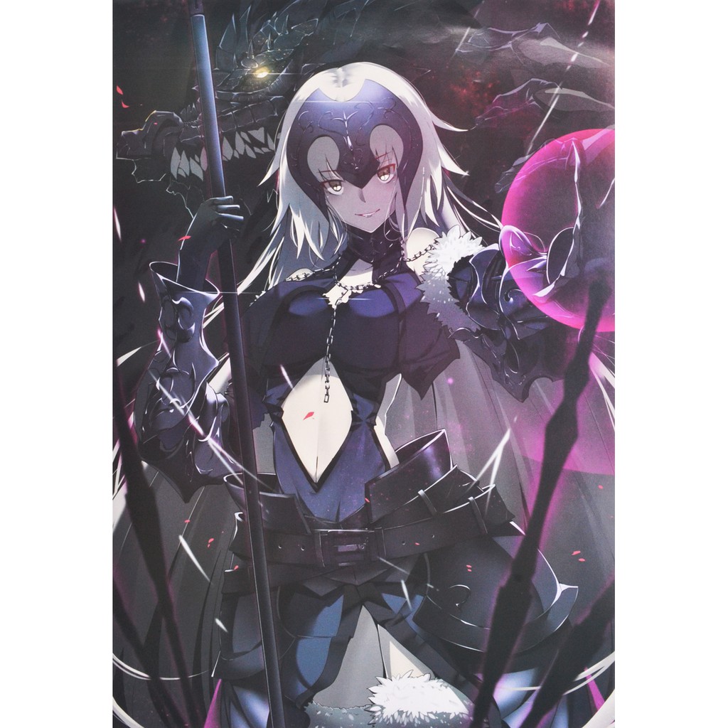 Bộ 8 tấm poster áp phích Anime 43x29cm - Fate/Grand Order Jeanne d'Arc [PKA] [KS23]