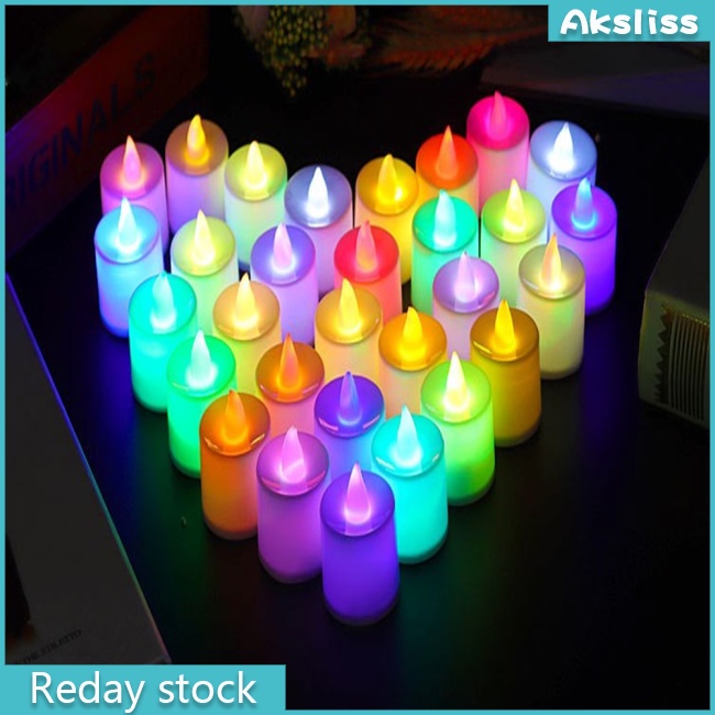 Đèn Led Giả Hình Ngọn Nến Độc Đáo Trang Trí Tiệc Cưới/ Tiệc Tùng