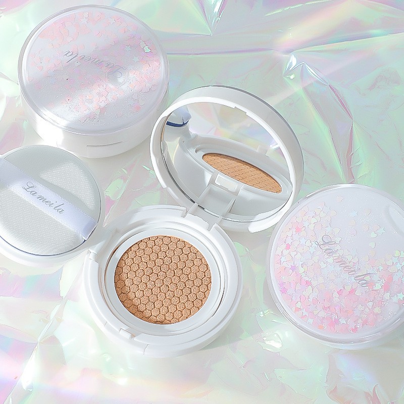 BB Cushion Lameila Falling Heart dưỡng ẩm, che khuyết điểm SPF45 | BigBuy360 - bigbuy360.vn