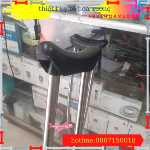 Nạng Chống Nách Bằng Inox Việt Nam - 1 Chiếc
