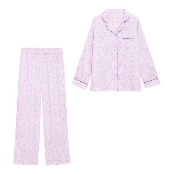 Pijama GU màu tím, vàng