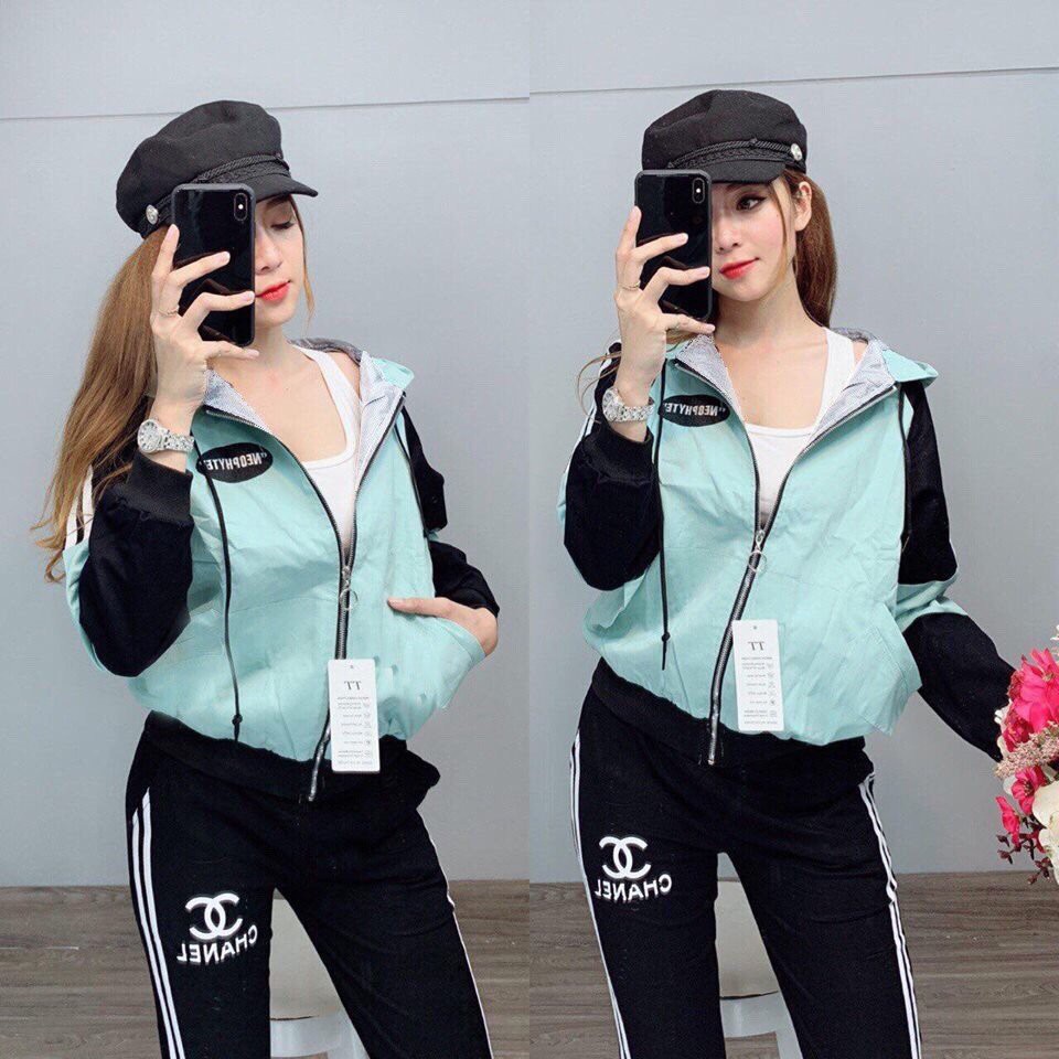 Áo khoát nữ gió dù 2 lớp chống nắng Neotype nhiều màu đẹp cá tính siêu chất thời trang | BigBuy360 - bigbuy360.vn