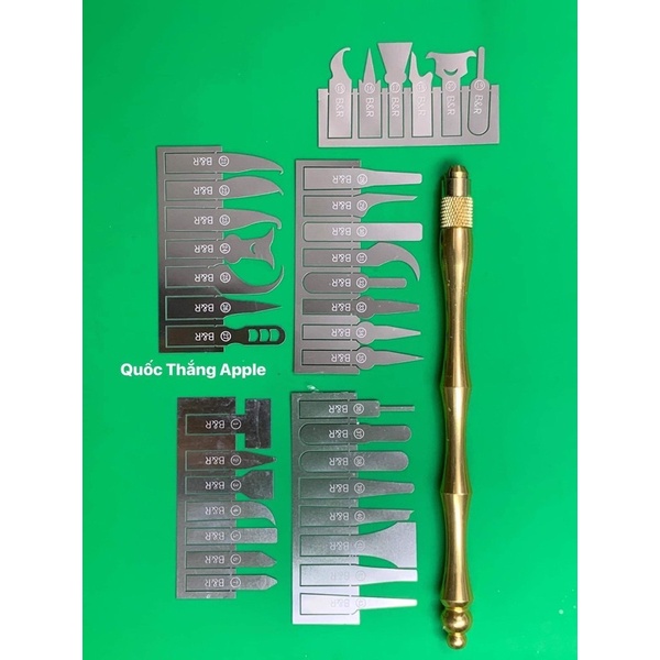 Bộ dao b&r 36 lưỡi và 1 cán dành cho thợ chuyên đục IC