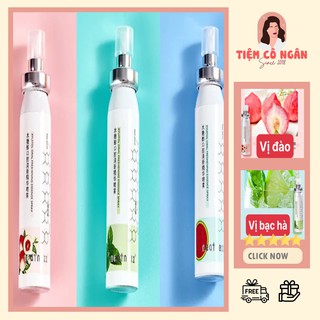 Xịt Thơm Miệng Giữ Hương Lâu 3 Mùi Bạc Hà, Đào và Dưa Hấu