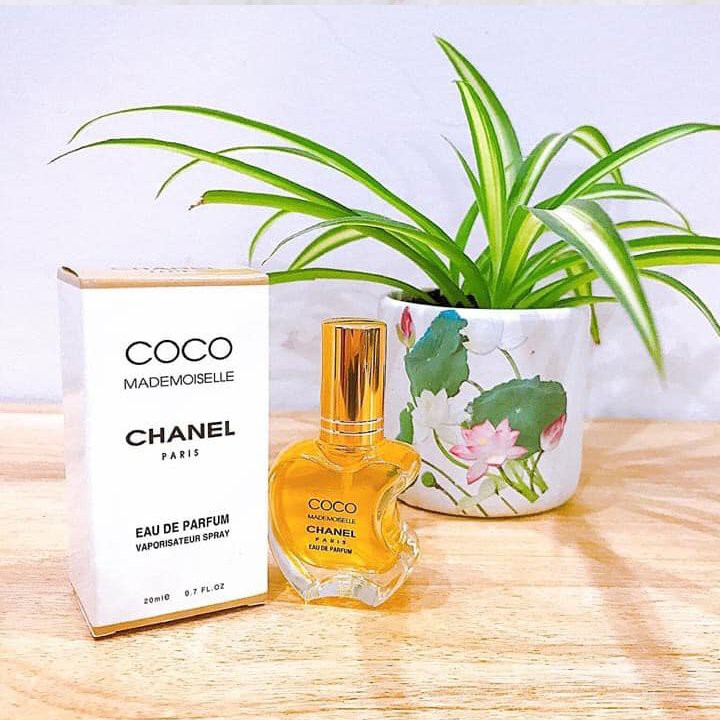 Nước hoa nữ Coco Mademoiselle chai mini 20ml dạng xịt- Mùi coco vàng EDP