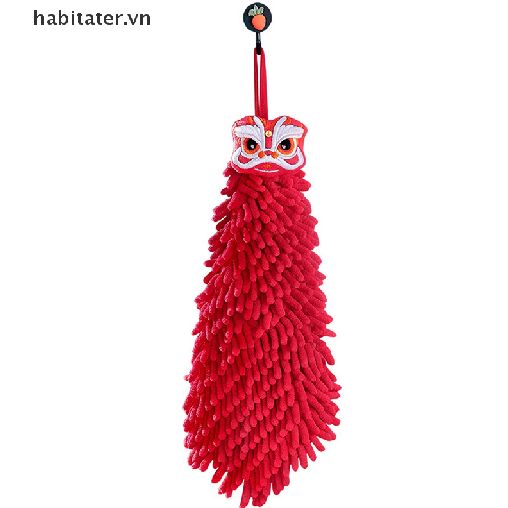 Khăn lau tay vải chenille mềm mại thấm hút nhanh phong cách Trung Hoa nhiều kiểu dáng