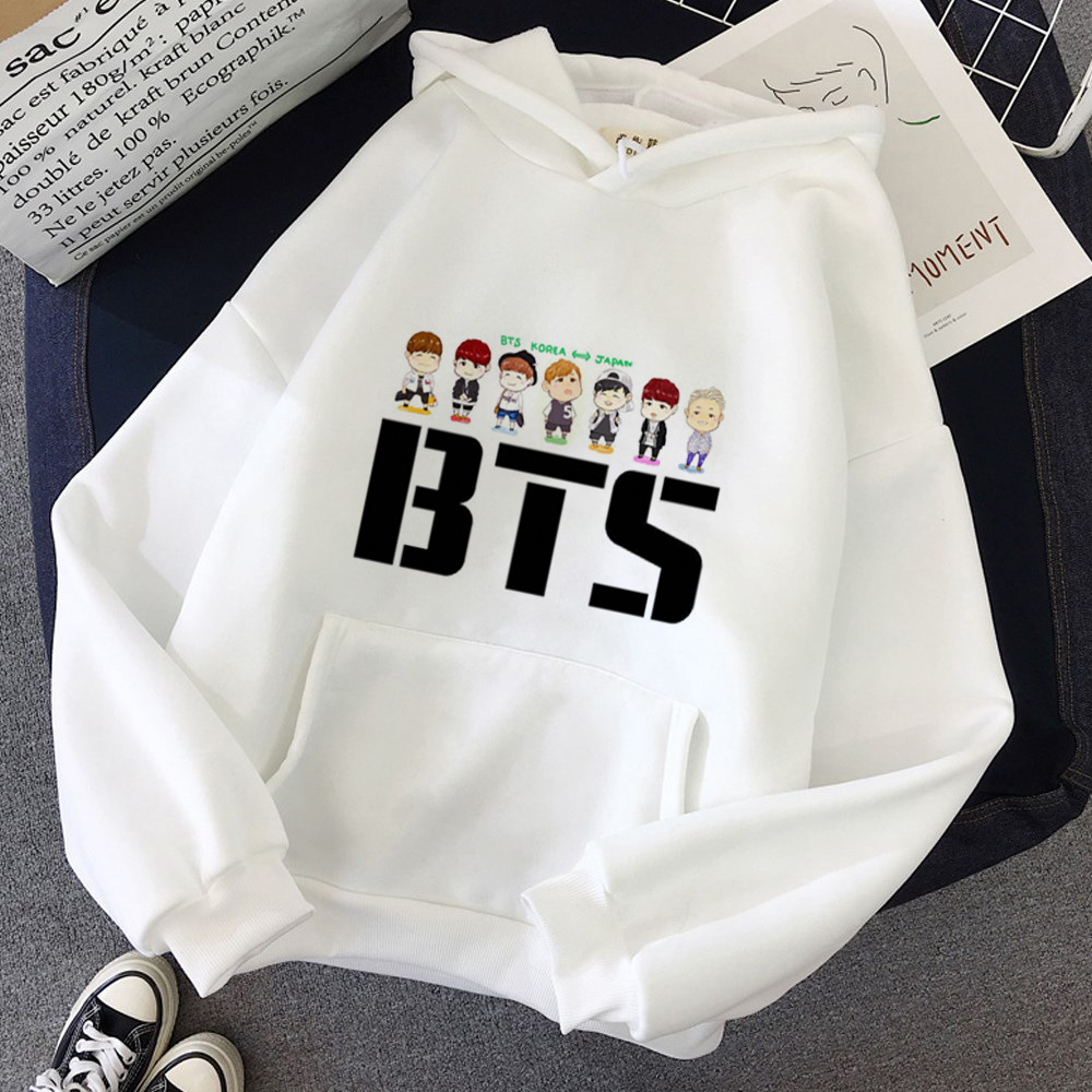 Áo Hoodie Bts Jin Jimin Suga Love Yourself Chui Đầu Rap-4