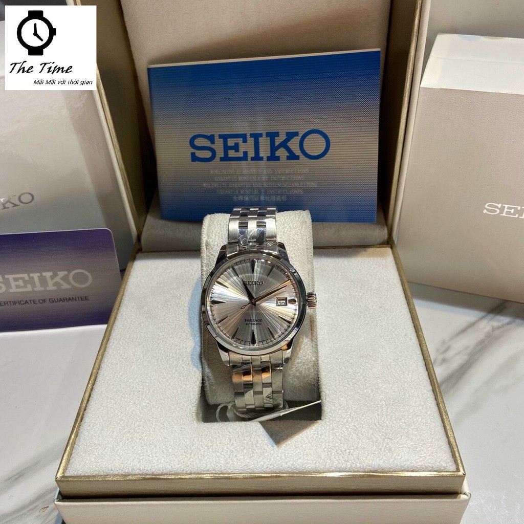 Đồng hồ nam_đồng hồ Seiko Automatic Cocktail SRPE19J1 case 40.5mm, 5atm