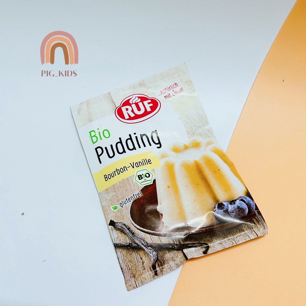 Các Loại Bột Hữu Cơ Ruf Pudding, Gelatine,Bột Nở, Men Nở, Đường Hữu Cơ Làm Bánh Cho Bé Ăn Dặm