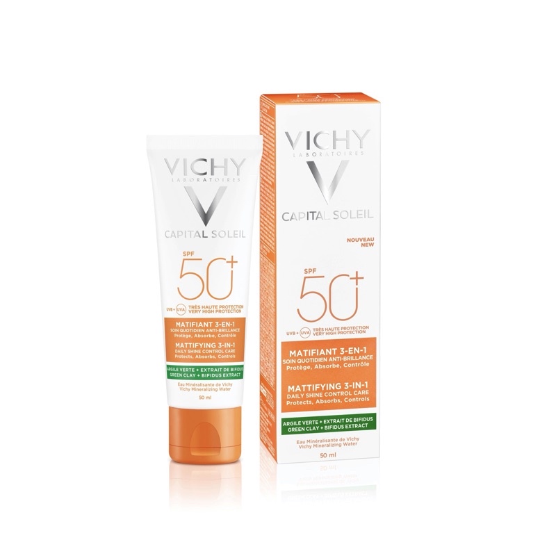 [Bill Pháp/New] Kem chống nắng Vichy 3 in 1 Tinted Anti-Dark Spots Care SPF50+