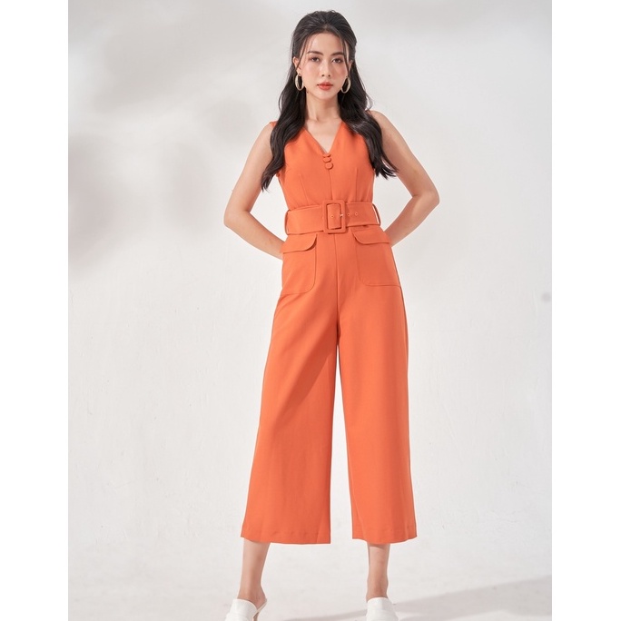 Jumpsuit lửng cổ V HeraDG - SJS20019