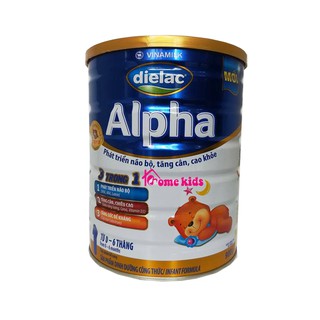 [Freeship đơn từ 150K] Sữa Dielac Alpha 900g số 1 (0-6 tháng), số 2 (6-12 tháng), số 3 (1-2 tuổi), số 4 (2-6 tuổi)