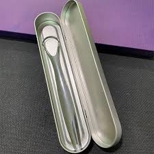 Dụng cụ cạo lưỡi vệ sinh răng miệng bằng thép không gỉ tiện lợi
