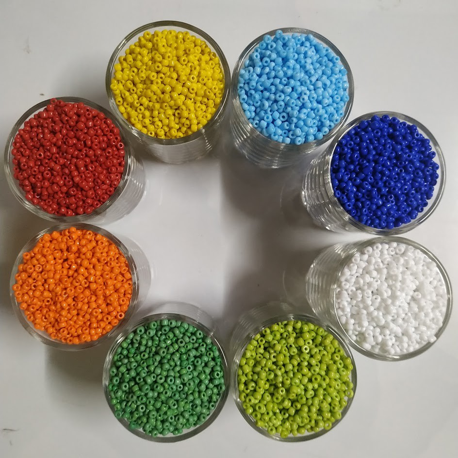 20gr hạt cườm trung  - Nguyên liệu làm vòng tay, handmade