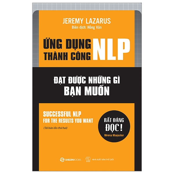 Sách - Ứng Dụng Thành Công NLP - Đạt Được Những Gì Bạn Muốn