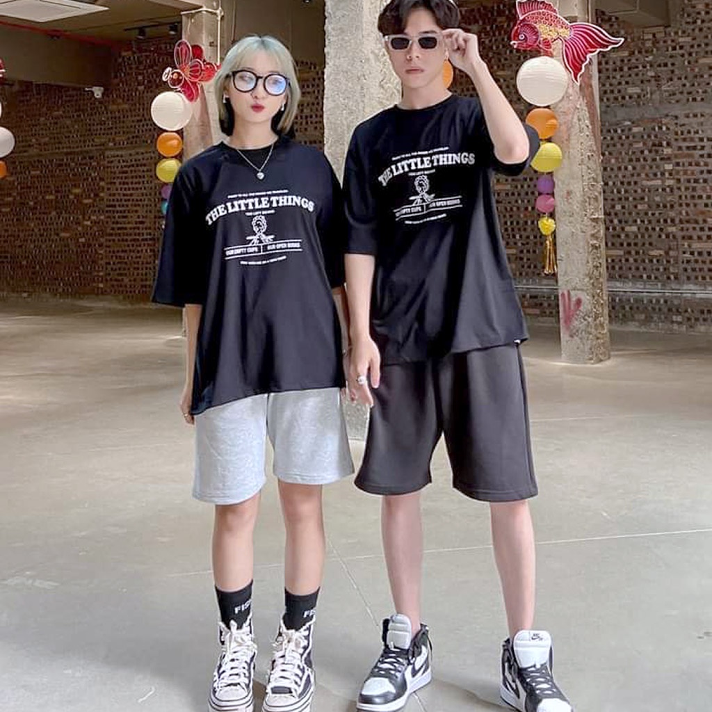 Quần short nam nữ Ống Rộng Streetwear Cotton Thun Nỉ Cao Cấp Kiểu quần đùi ống rộng sooc Unisex thụng đũng Leevin Store