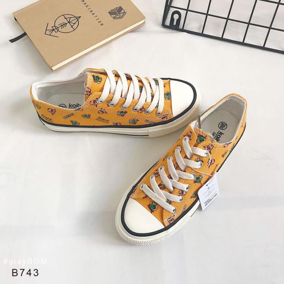 Giày Bata Vải Canvas Họa Kwas Siêu Xinh (3 Màu) B743 new HOT . 🌟 2020 . : ₁ ^ ^ ; ོ , . ' . G