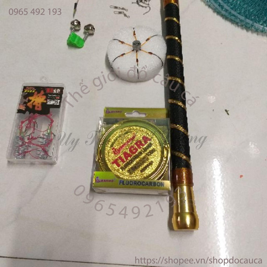 Bộ cần câu tiga 3m máy yowago 6000 kèm phụ kiện ( rẻ vô địch )