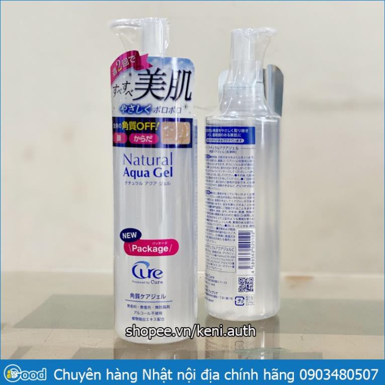 Tẩy da chết Cure Natural Aqua Gel nội địa Nhật Bản chiết 60g