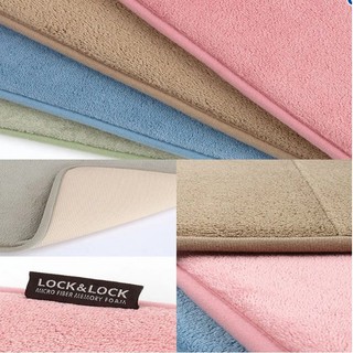 Thảm chùi chân Lock&Lock Memory Foam không Sọc - Size S