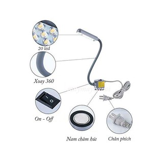 [FREESIP] Đèn led máy may MISUKO/MEILING 20 bóng [đặt hàng ngay]