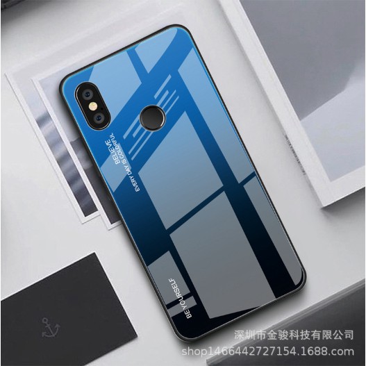 Ốp Lưng Mặt Kính Cường Lực Xiaomi Pocophone F1 / Poco f1