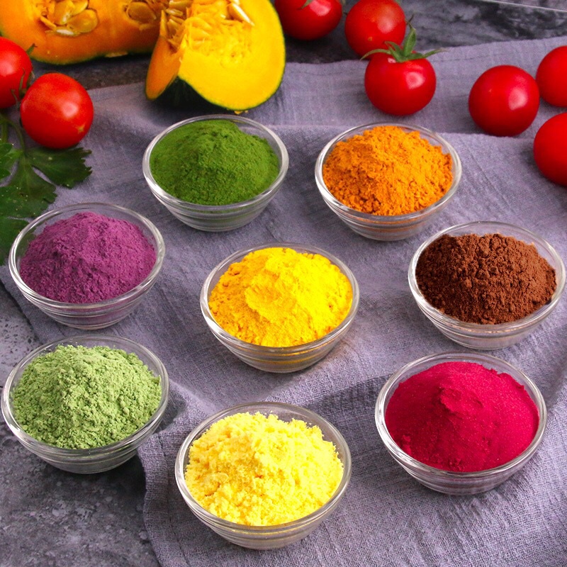 Bột màu rau củ tự nhiên làm bánh bao, thạch, bánh trung thu, xôi, chè, màu cao cấp nguyên gói 100g