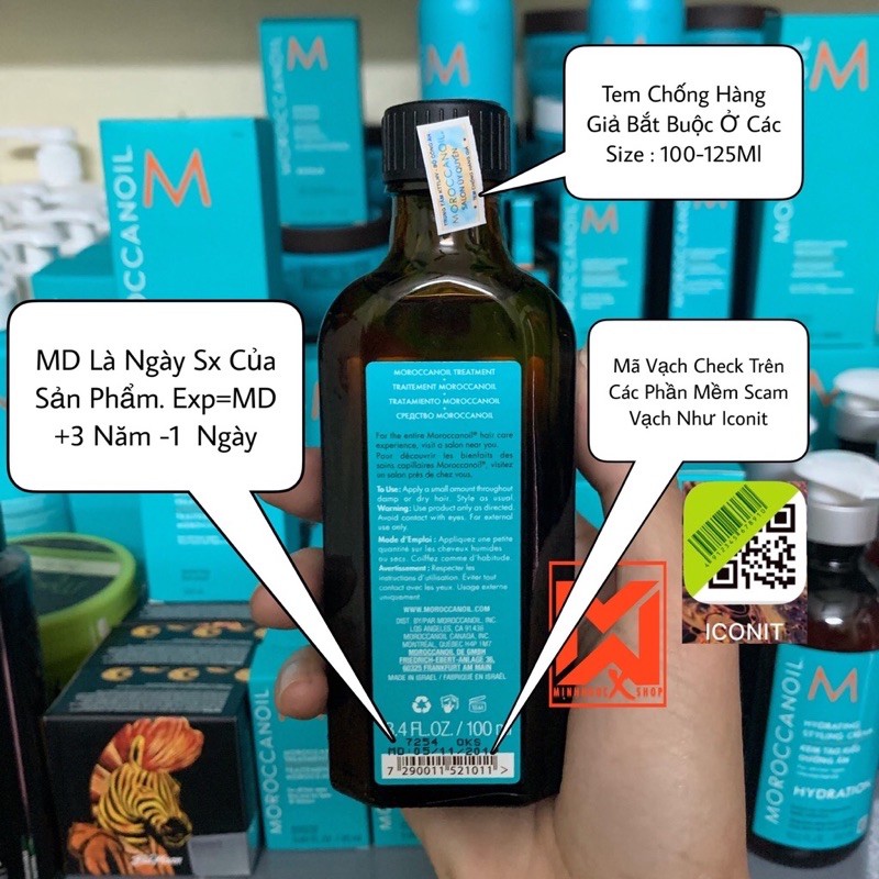 Tinh dầu dưỡng tóc Moroccanoil Treatment 125ml