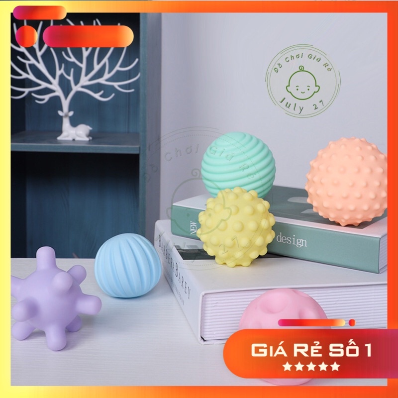 Set 6 Bóng Giác Quan Kích Thích Thị Giác, Xúc Giác Và Thính Giác Cho Bé
