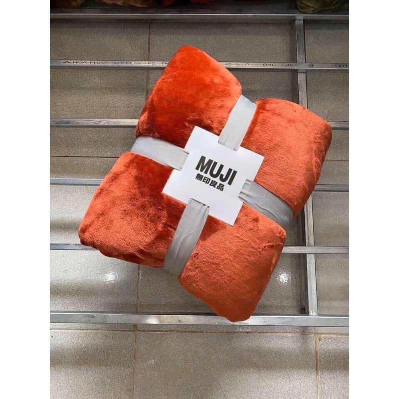 Chăn Muji, chăn nhung tuyết muji siêu mềm mịn, Chăn lông cao cấp 2mx2m3