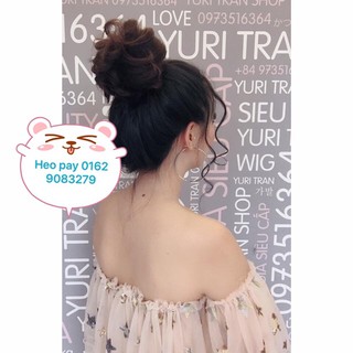 Tóc giả búi ❤️FREESHIP❤️ búi cột xoăn kute