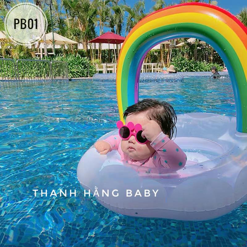 Phao Bơi Cho Bé, Phao Bơi Chống Lật An Toàn Dành Cho Trẻ Thanh Hằng Baby