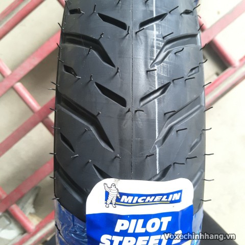 Vỏ lốp xe Michelin Pilot Street 2, size cho tay ga và xe số, vỏ ko ruột - giá 1 cái