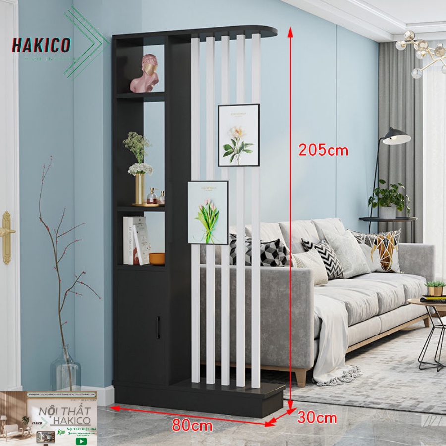 Tủ Kệ Vách Ngăn Nan Gỗ KICO  Chống Mối Mọt Ngăn Cách Phòng - Liên Kết Hộc Tủ Để Đồ Cực Đẹp