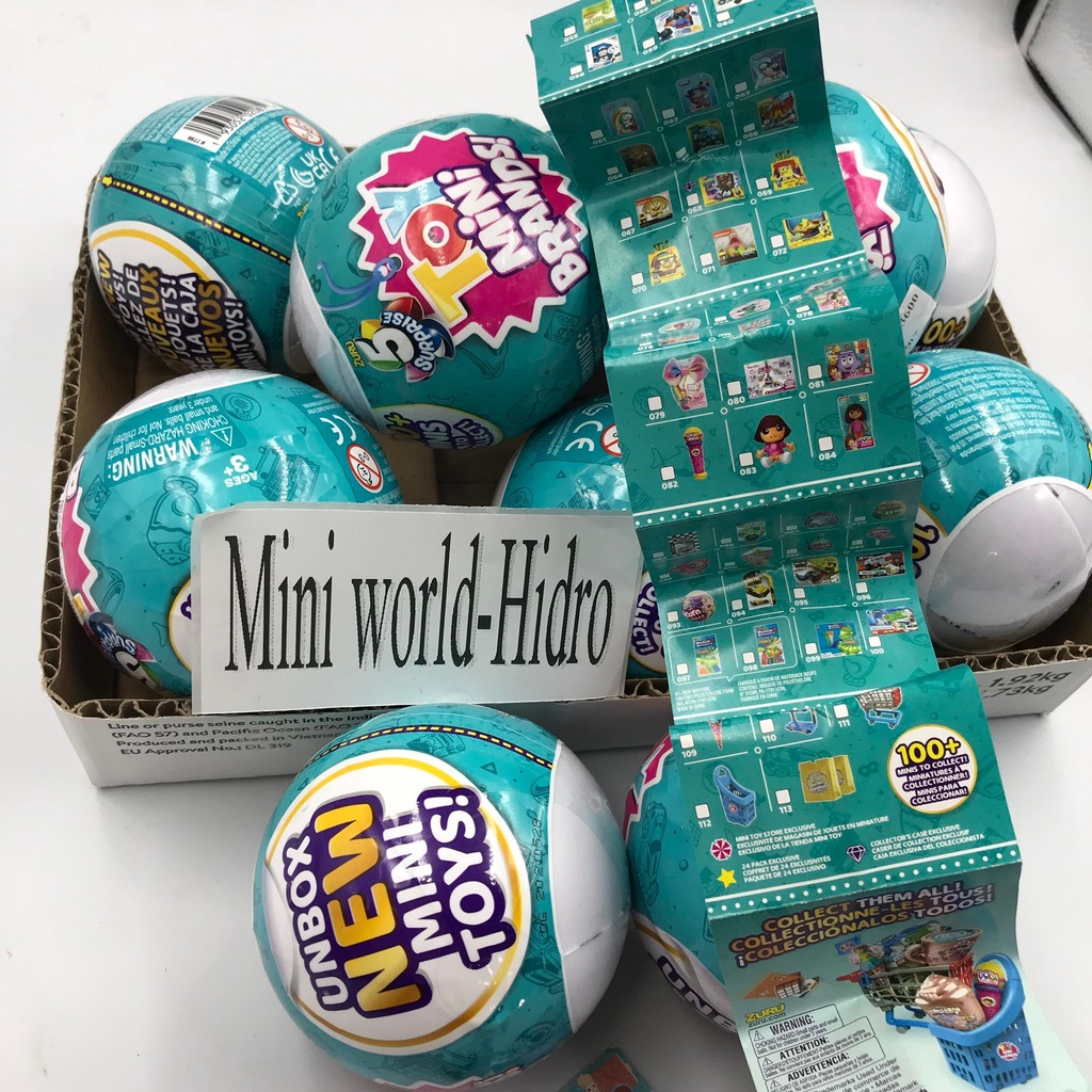 Đồ chơi toy mini brands trứng bất ngờ chính hãng series 2. Đồ chơi, thức ăn thực phẩm siêu thị thu nhỏ phụ kiện búp bê.
