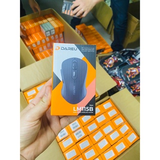 Chuột ko dây DAREU LM115B(Bluetooth + 2.4G – Silent SW,dùng được cho laptop táo)